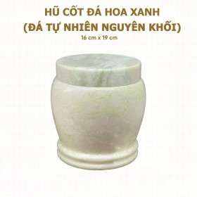 Đá Hoa Xanh (đá tự nhiên nguyên khối) 16cm x 19cm - HP-20